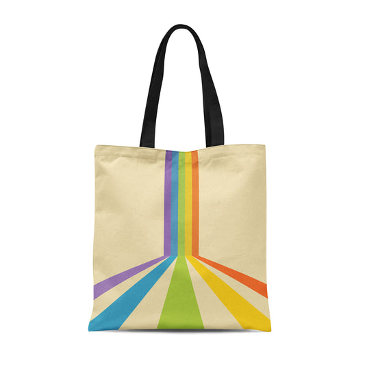 Sun Retro Art Tote Bag