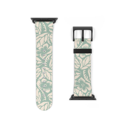 Mint Floral Apple Watch Band
