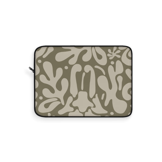 ABSTRACT FLORAL V11 LAPTOP SLEEVE