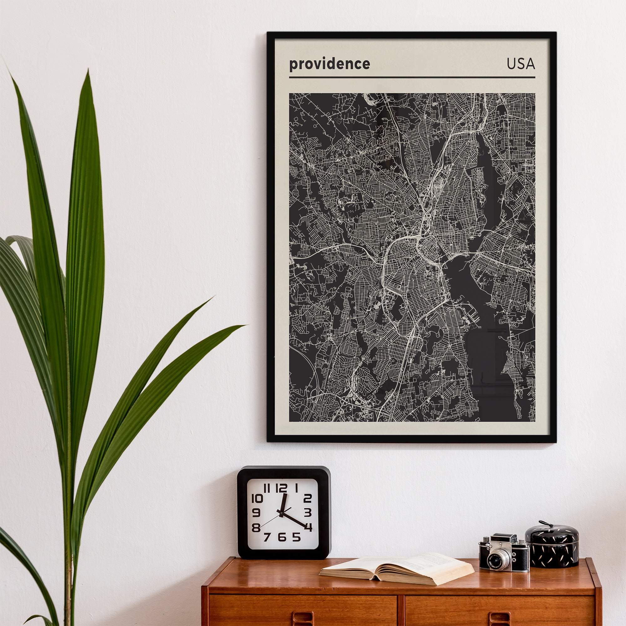 Providence, Rhode Island - Map Poster – Hypesheriff