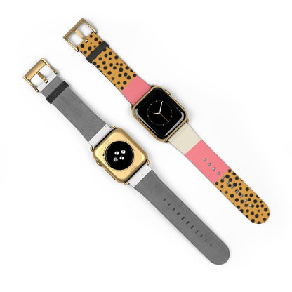 Cheetah Graphic Apple Watch Band