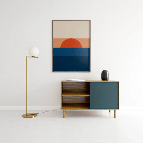 Geometric Sunset Print – HypeSheriff