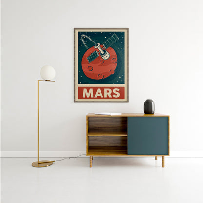 Mars Planet Poster