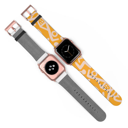 Yellow Klee Apple Watch Band