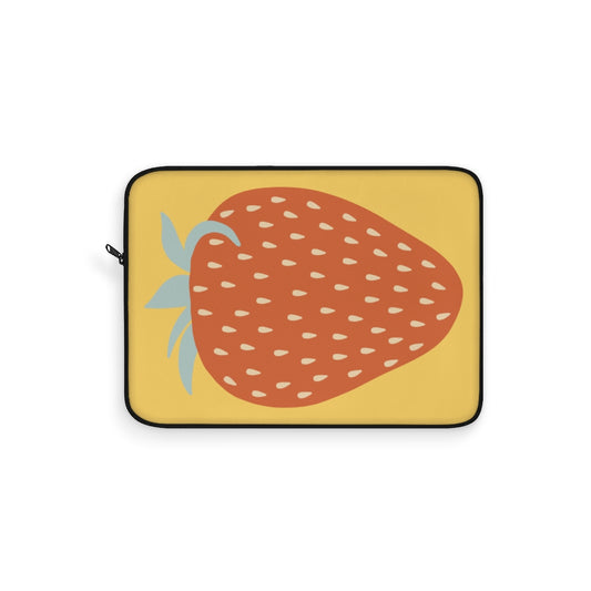 RETRO STRAWBERRY LAPTOP SLEEVE