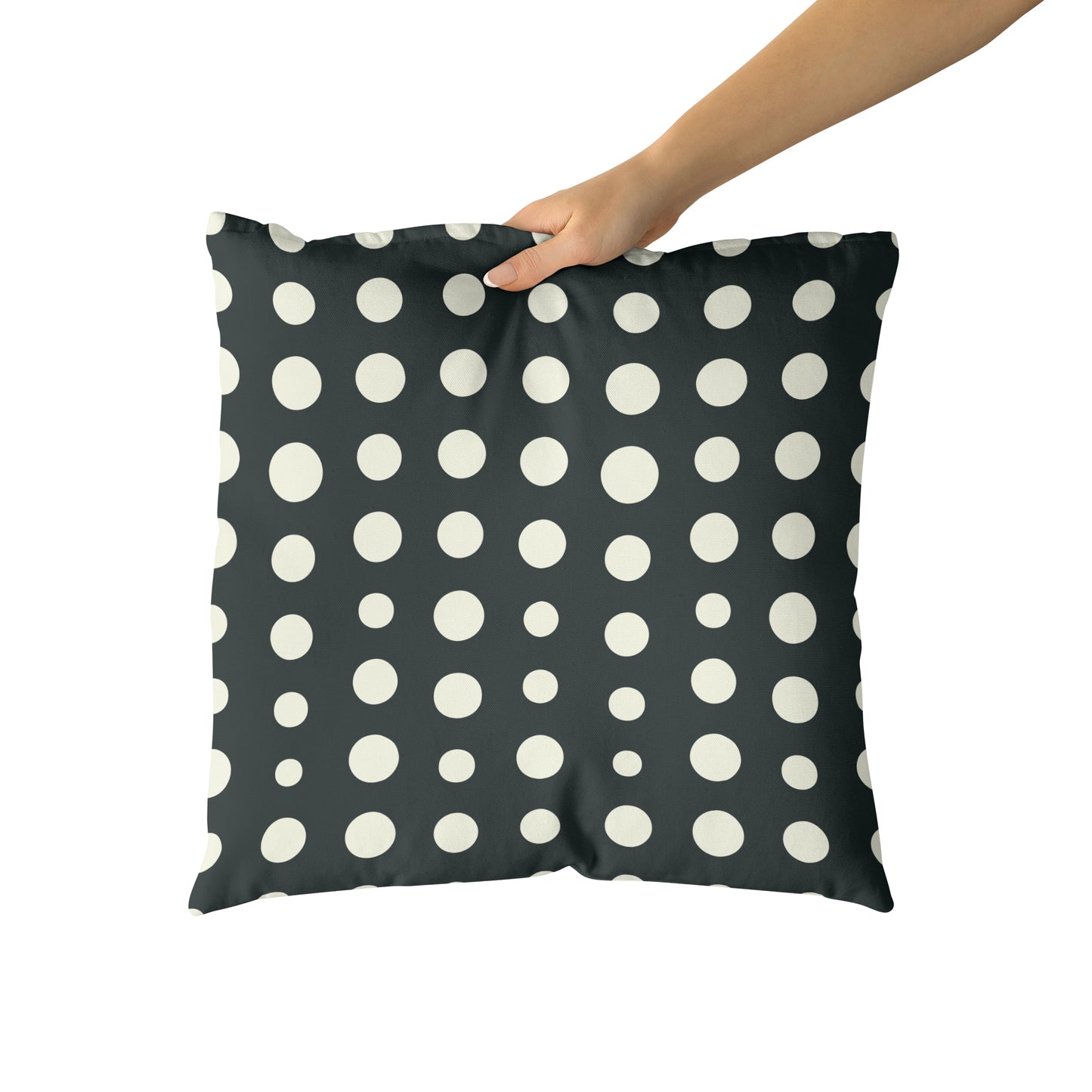 Pillow with Retro Dots v4