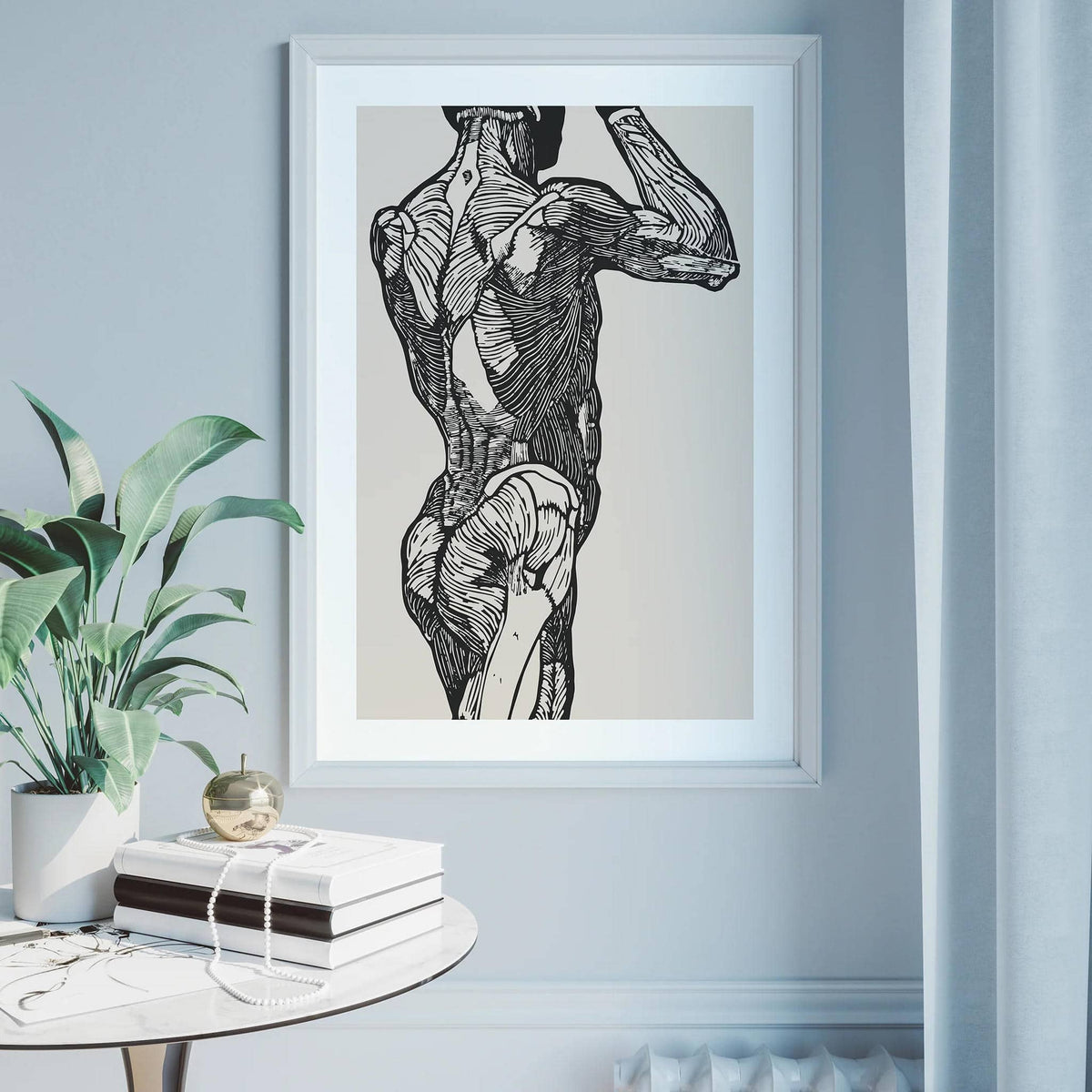 Human Half Poster Example Human Body Poster – HypeSheriff