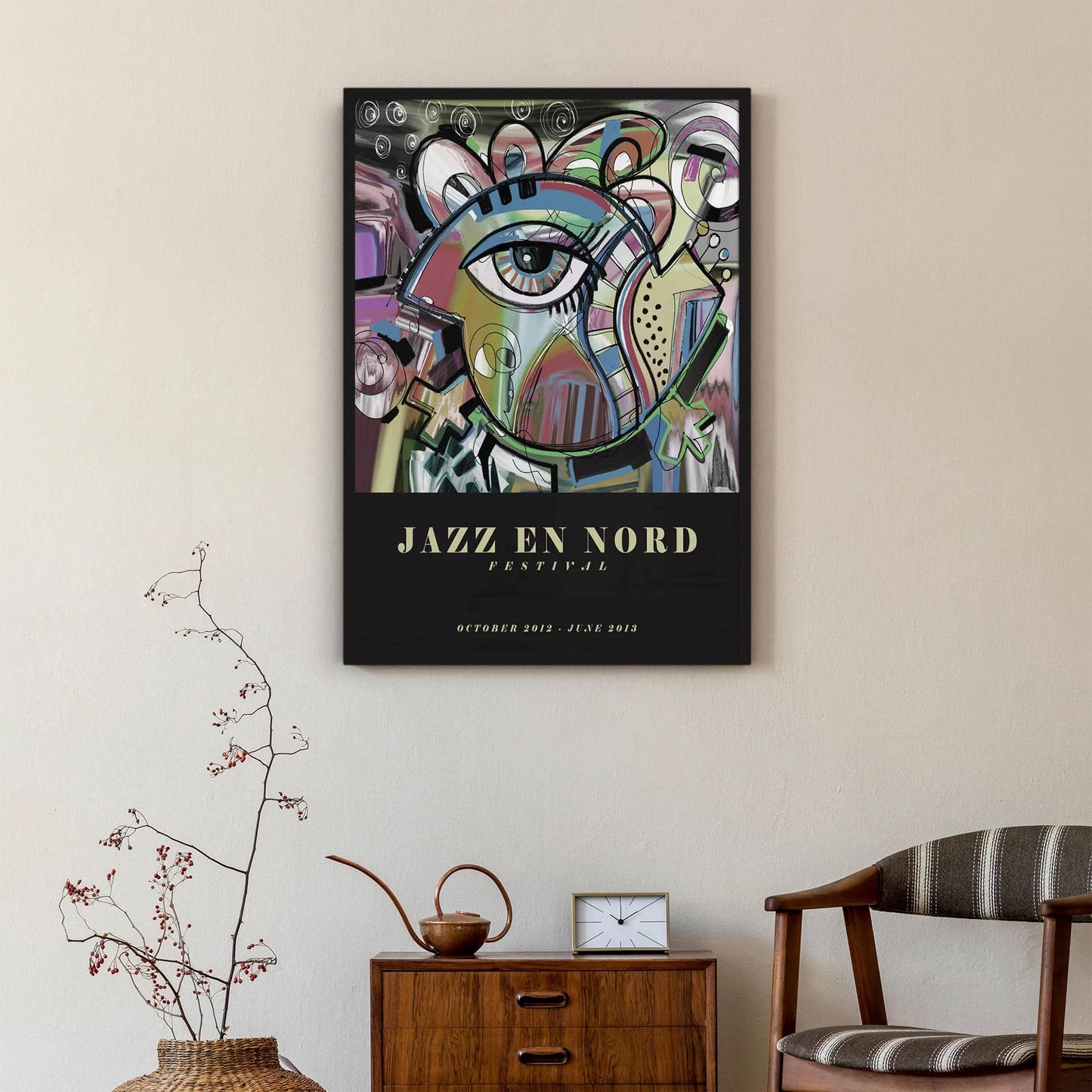 Colorful Jazz Music Festival Poster - HypeSheriff