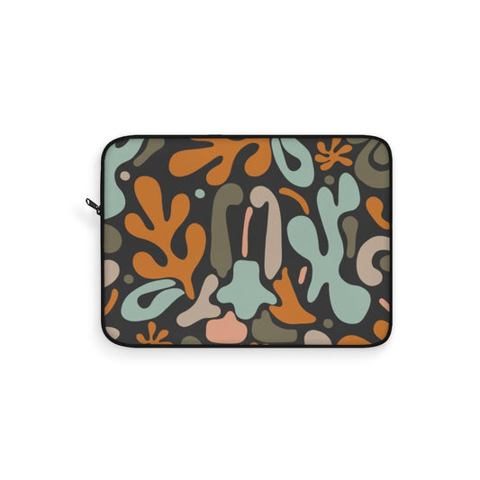 ABSTRACT FLORAL LAPTOP SLEEVE