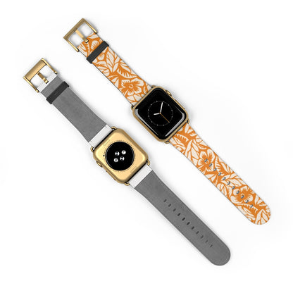 Yellow Floral Apple Watch Band