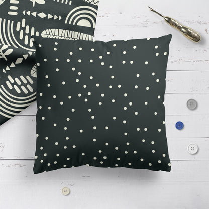 Pillow with Retro Dots v5