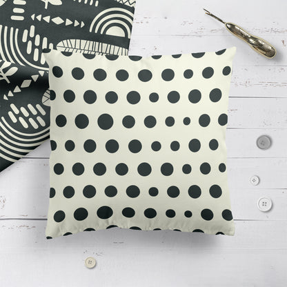 Pillow with Retro Dots v1