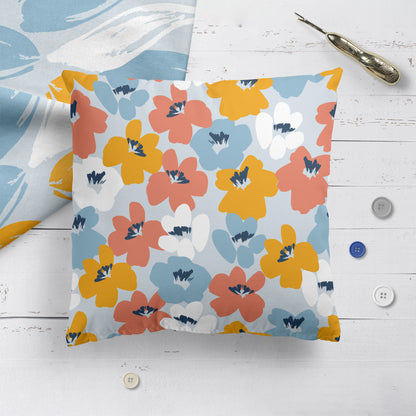 Pillow with Aesthetic Flowers