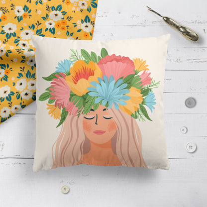 Frida Kahlo Inspired Pillow