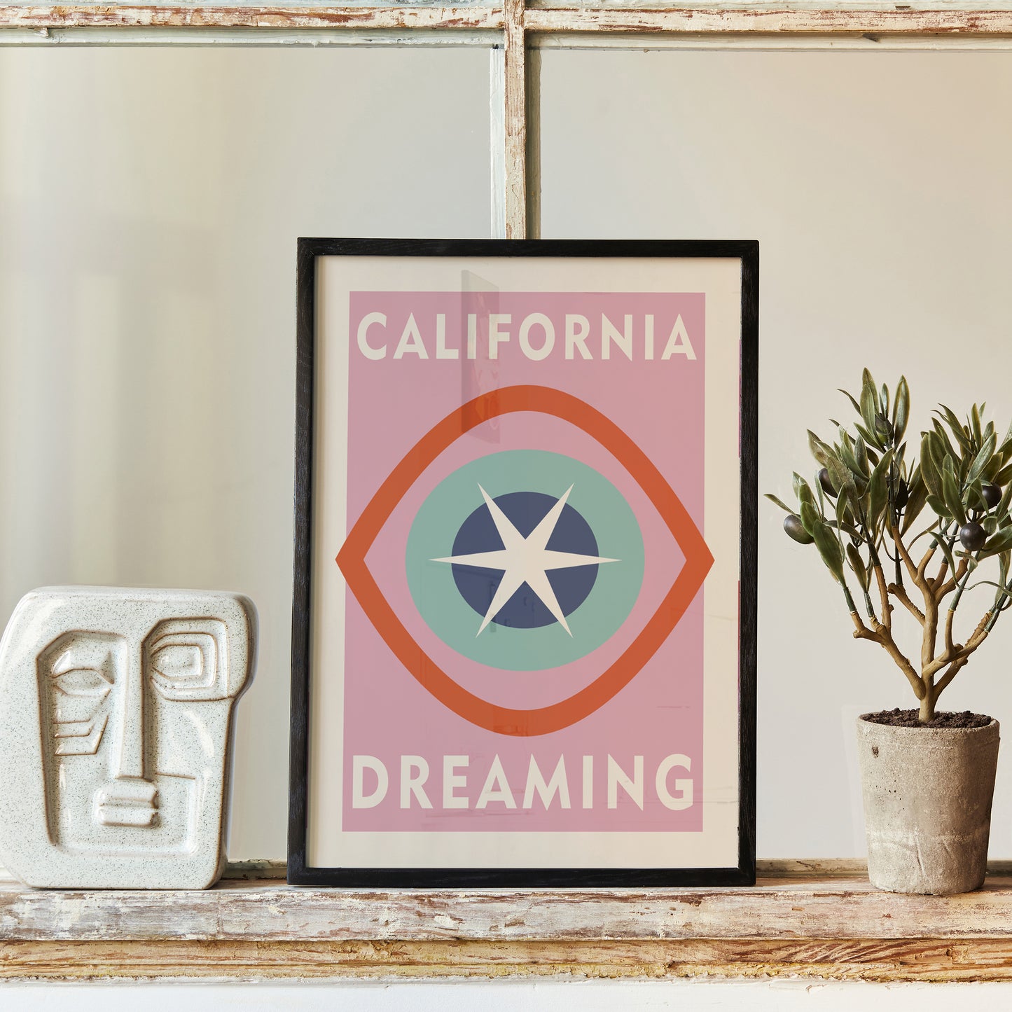 Pink California Dreaming Poster