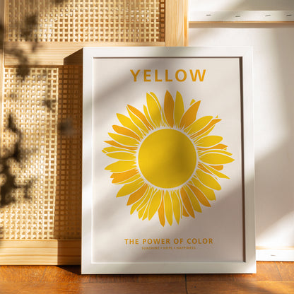 YELLOW - the color of hope - Cozy Poster