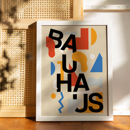 Typographic Bauhaus Poster