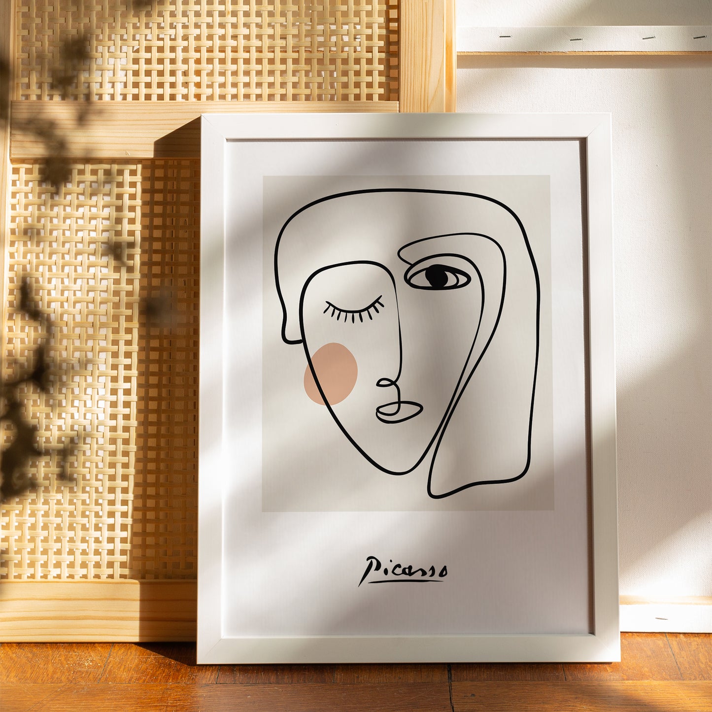 Picasso Inspired Face Poster
