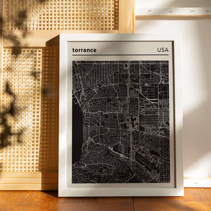 Torrance, USA - City Map Poster