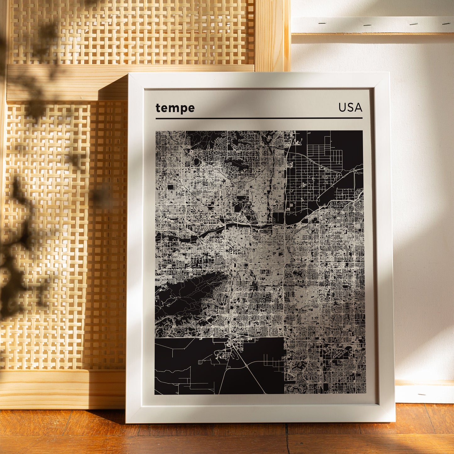 Tempe USA - City Map Poster