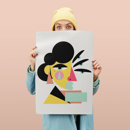 Picasso Inspired Minimal Poster
