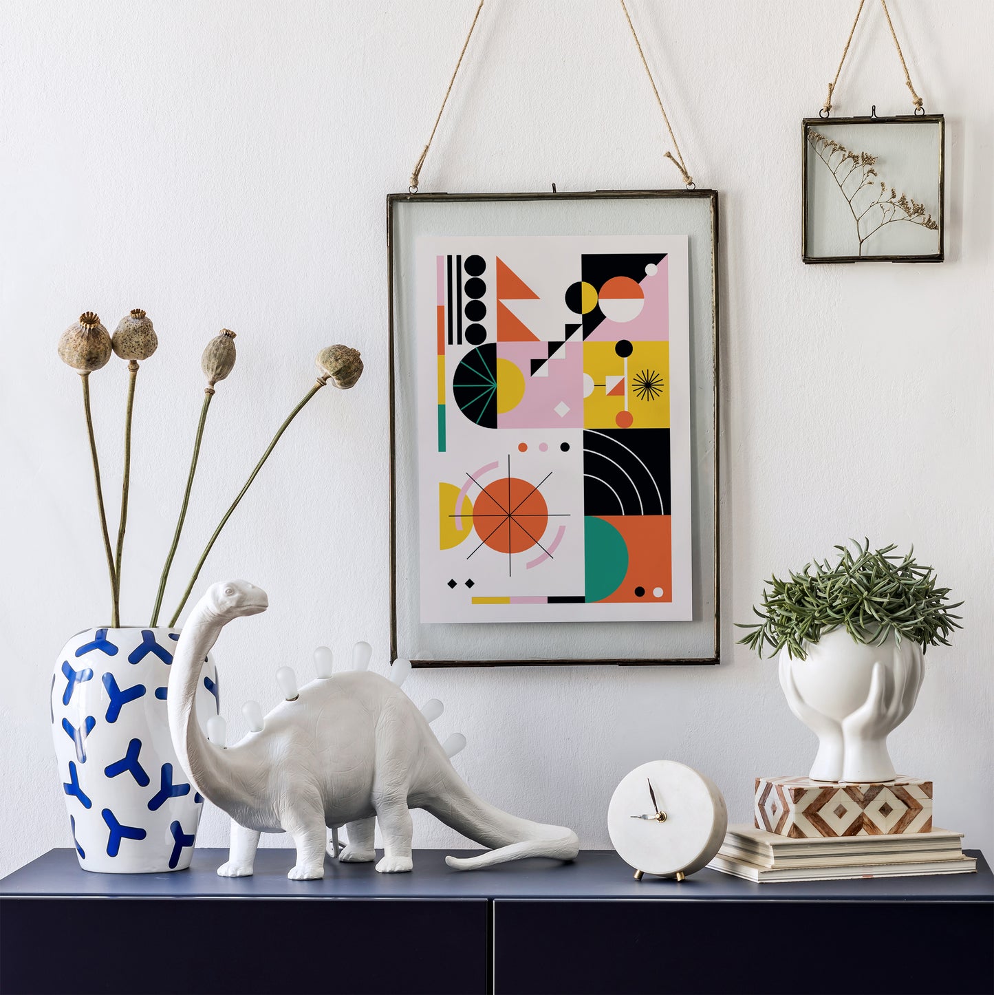 Abstract Geometric Shapes Poster