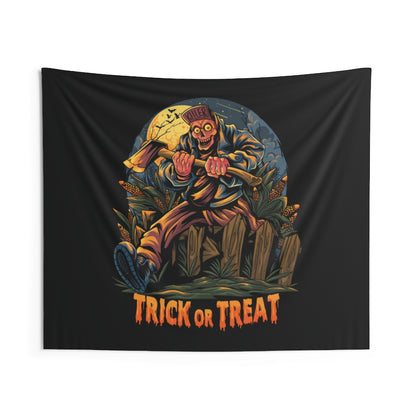 Trick or Treat Halloween Wall Tapestry