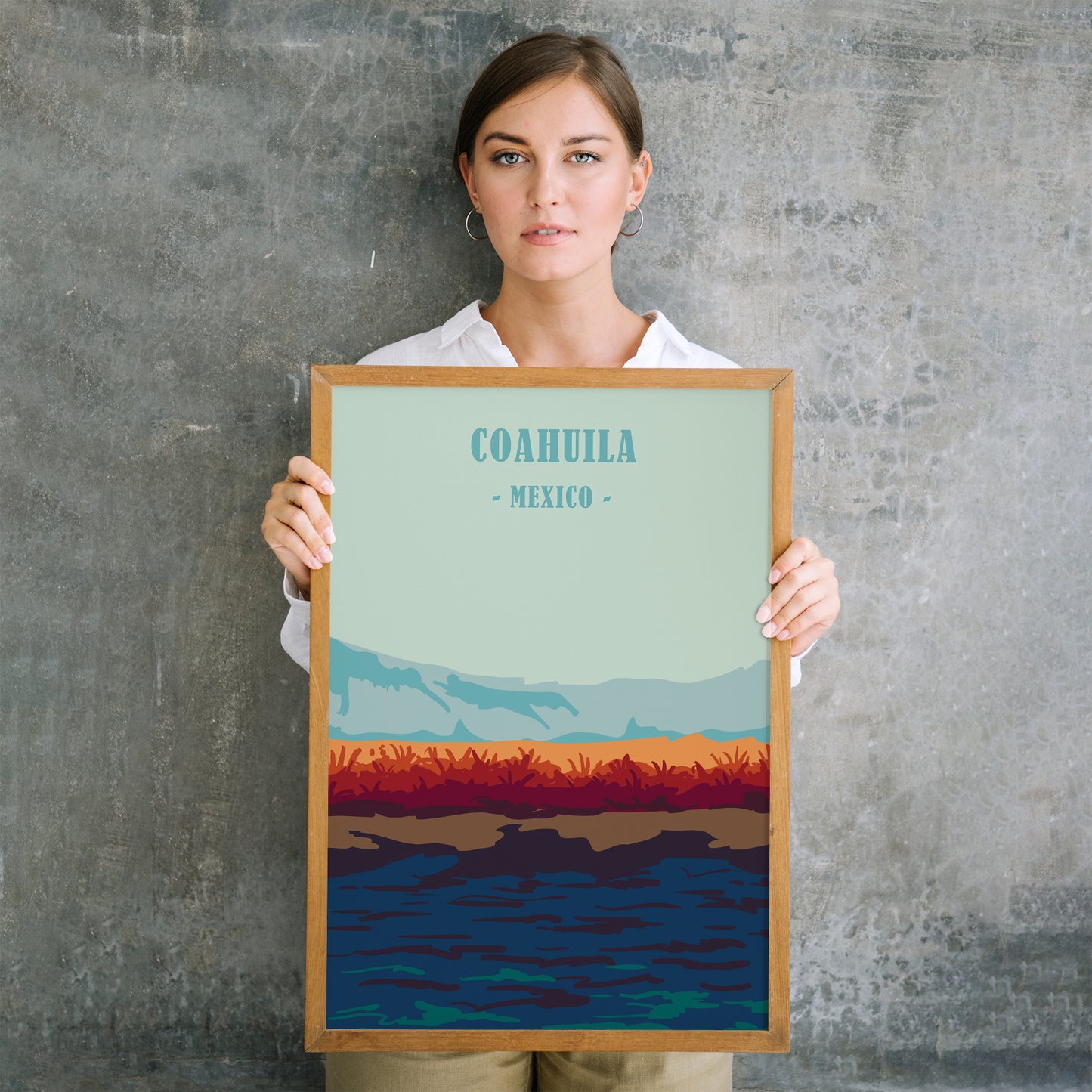 Coahuila - Mexico Travel Poster