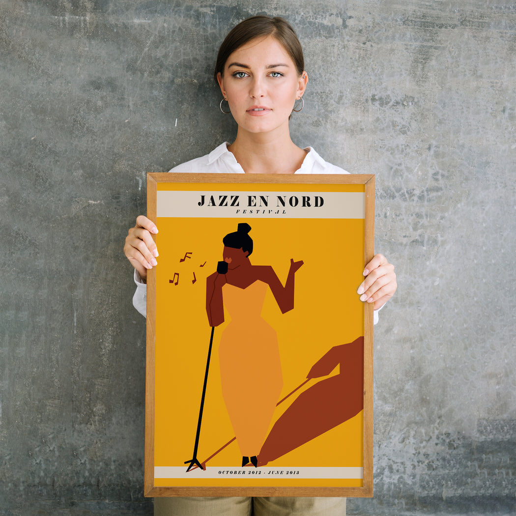 Illustrated Jazz Festival Poster