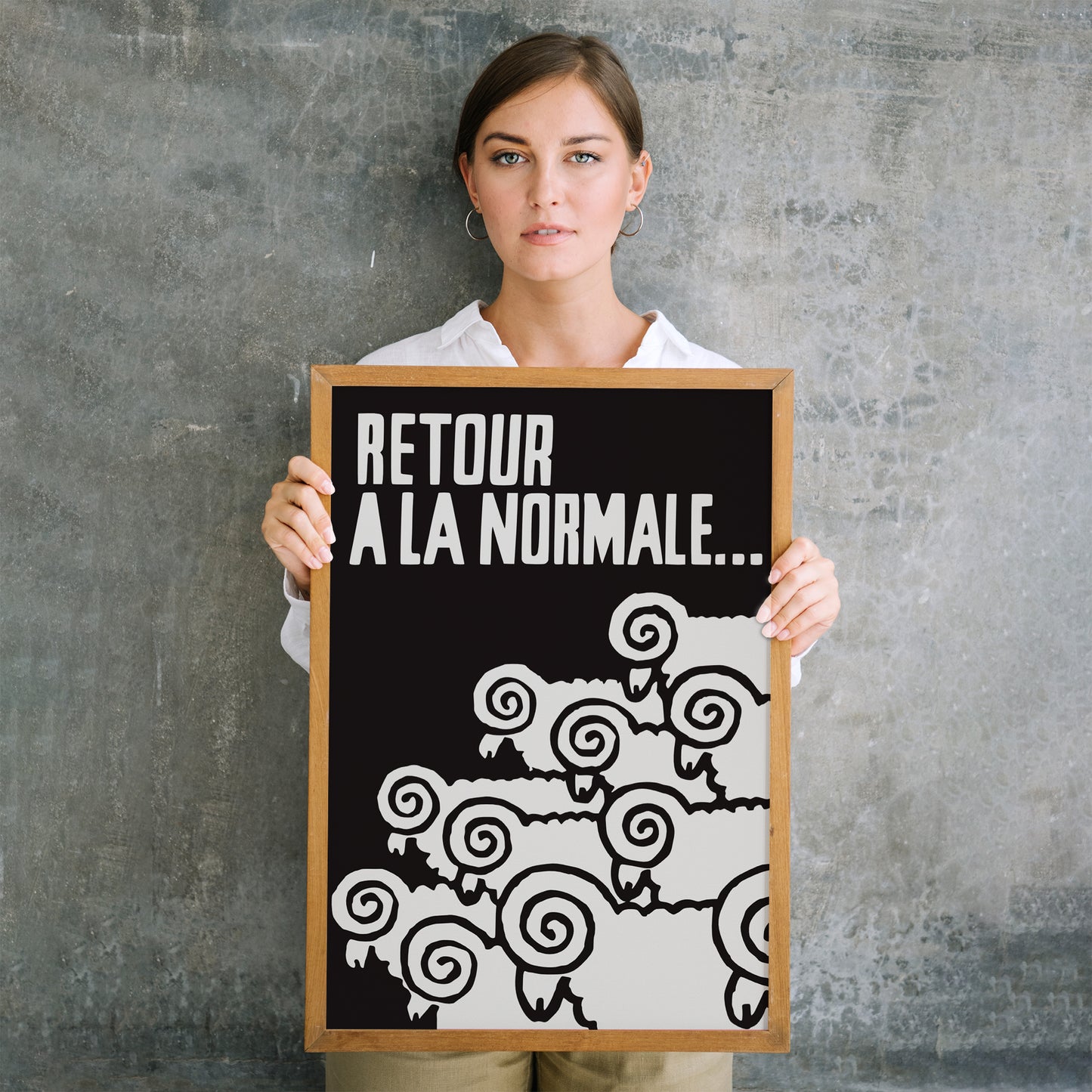 Retour A La Normale Poster (Back to normal)