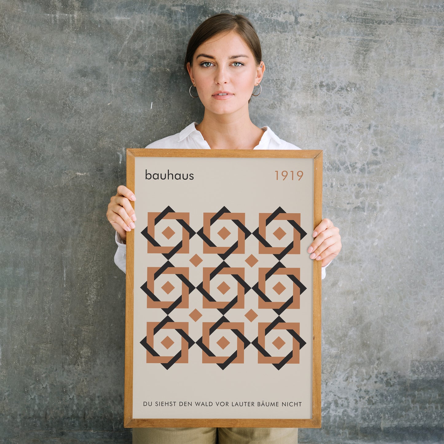 Geometric Bauhaus Vintage Poster