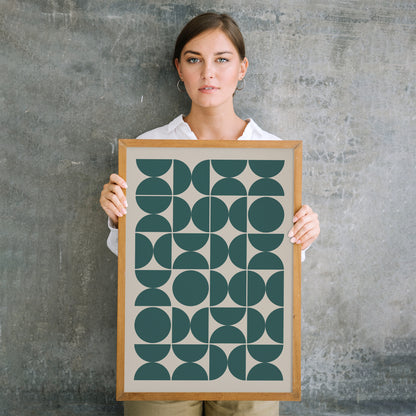 Geometric Composition Framed Print