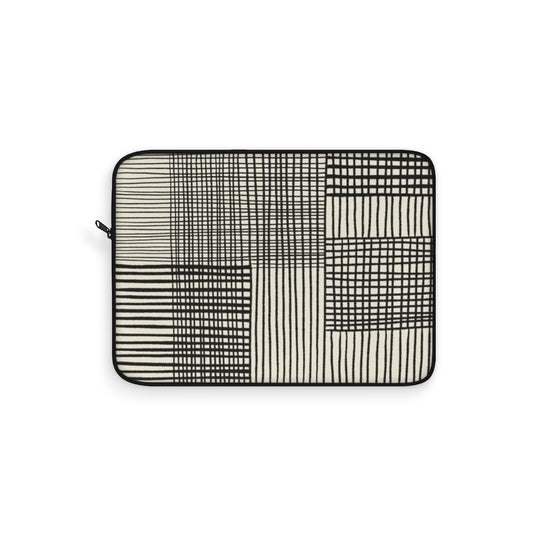 CHECKED RUSTIC LAPTOP SLEEVE