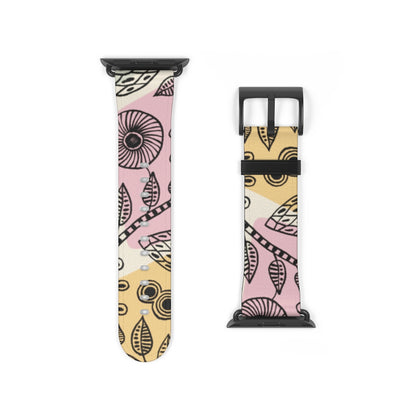 Artistic Floral Apple Watch Band