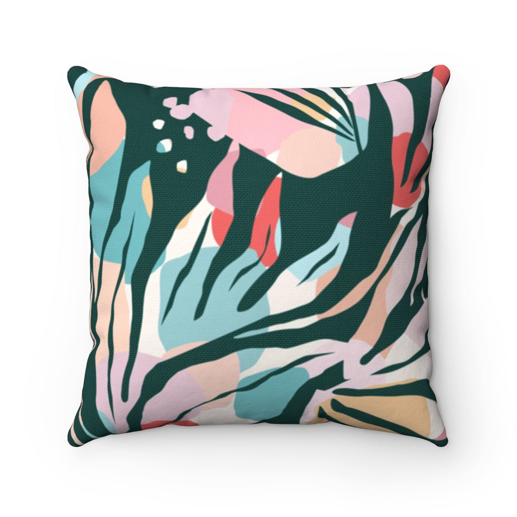 Abstract Jungle Pillow
