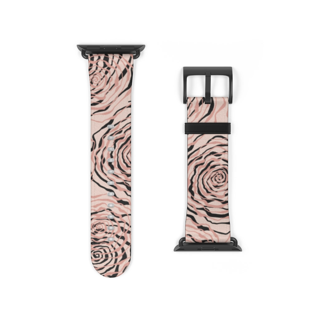 Pink Roses Apple Watch Band