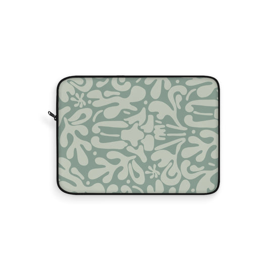 MINT FLORAL LAPTOP SLEEVE