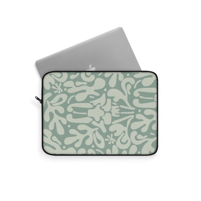 MINT FLORAL LAPTOP SLEEVE