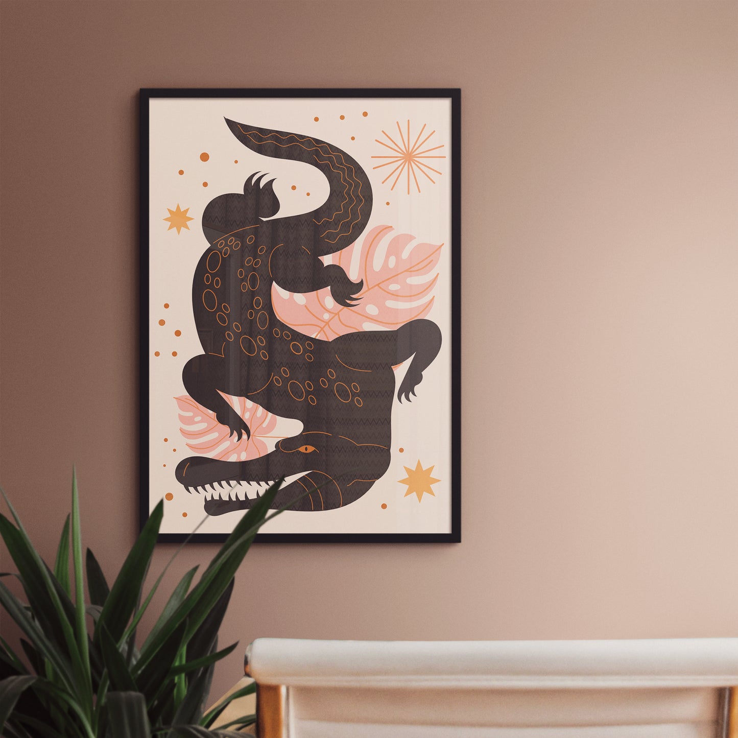 Cute Jungle Art Print