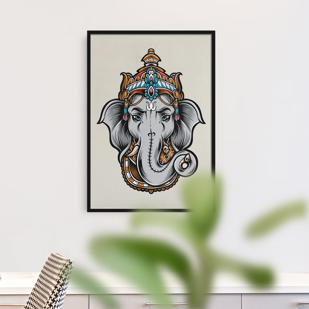 Ganesha Wall Art Print
