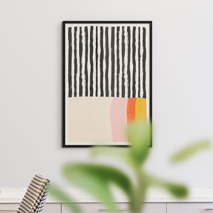 Retro Abstract Art Print