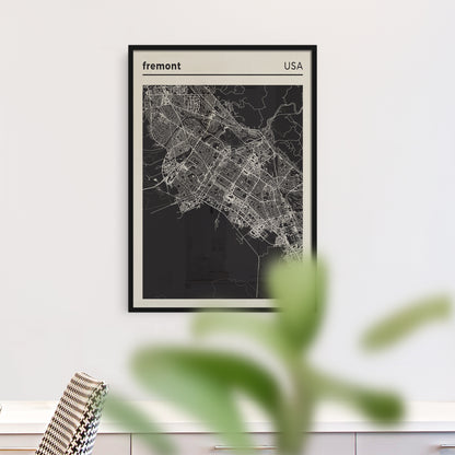 Fremont Map Poster