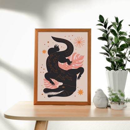 Cute Jungle Art Print