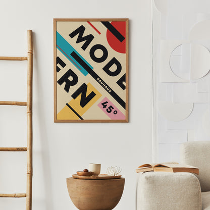 'Modern Bauhaus' Poster