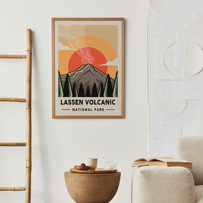 Lassen Volcanic National Park Poster