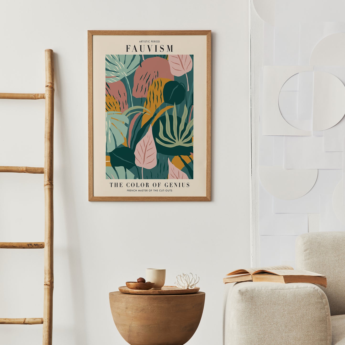 Floral Fauvism Exhibition Poster
