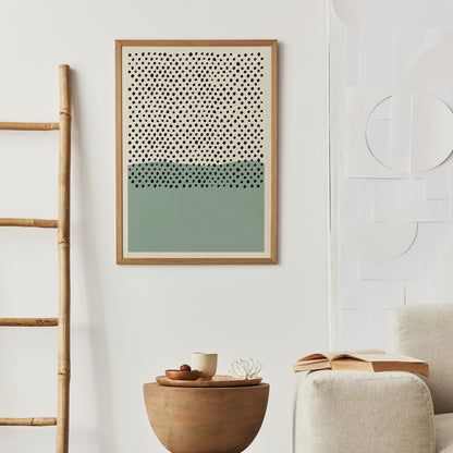 Green Mid Century Poster