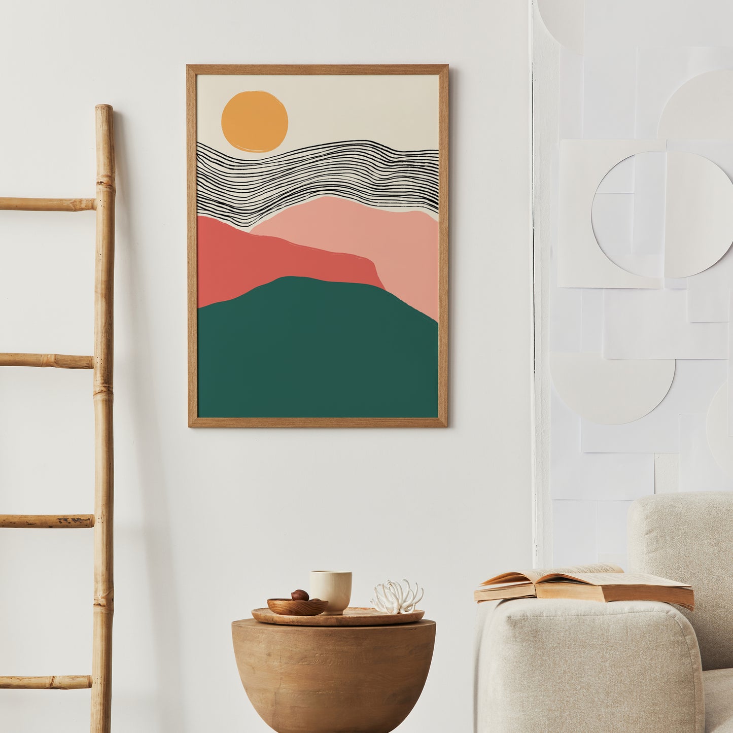 Minimalist Landscape Illustration Poster