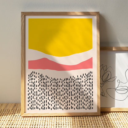 Mid Century Abstract Prints