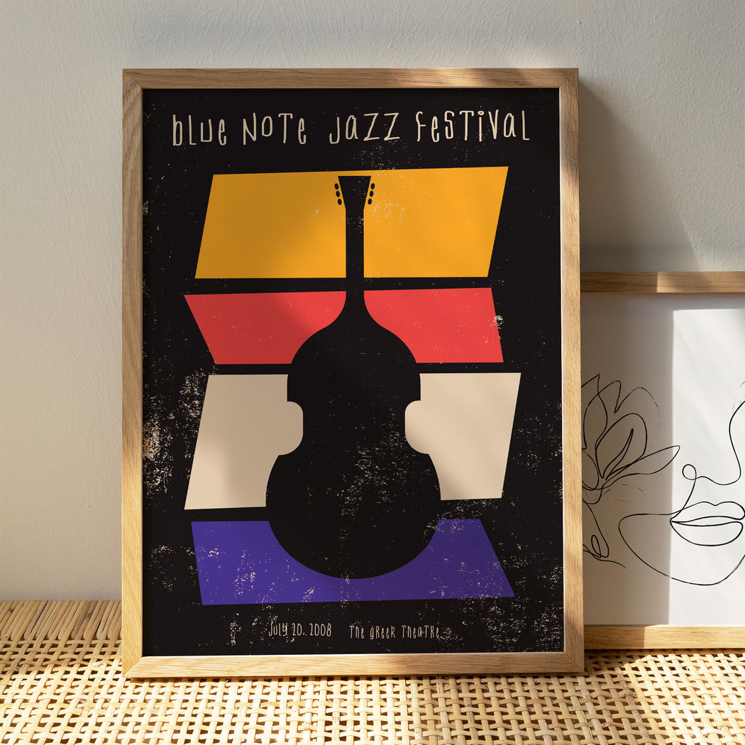 Vintage Poster - Jazz Festival Wall Art